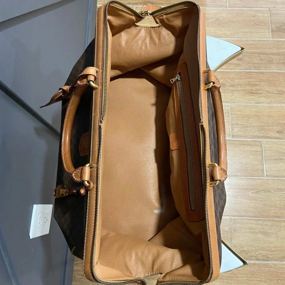 Authentic CELINE Vintage Weekender Travel Bag